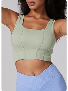 สปอร์ตบราสำหรับวิ่ง โยคะ ฟิตเนส กันกระแทก เซ็กซี่ สายคล้องคอ เสื้อออกกำลังกาย เสื้อกล้ามกีฬากลางแจ้ง แห้งเร็ว ระบายอากาศได้ดี - Product Image 5