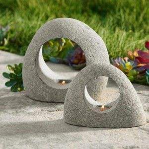 Portavelas de Concreto Hecho a Mano de Primera Calidad TCE para Decoración del Hogar, Centro de Mesa, Uso en Hoteles y Restaurantes - Product Image 2