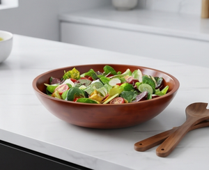 Bol décoratif en bois de qualité supérieure avec texture brillante, conçu pour sublimer les espaces de vie, idéal pour servir les aliments et offrir en cadeau - Product Image 4