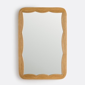 Miroirs au prix le plus bas avec cadre naturel, fournisseur ODM de décoration intérieure, miroir en rotin, accessoires de chambre à coucher - Product Image 1