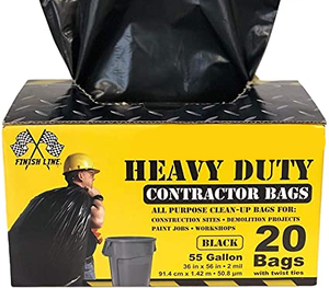 Sacs poubelles ménagers extra résistants de 55-60 gallons, sacs poubelles de 3 mils, fabriqués au Vietnam, fournisseur ODM, meilleur prix - Product Image 4