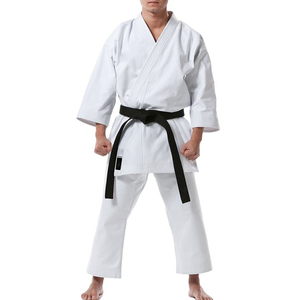 Nouvelle conception de kimono de judo en tissu de coton à manches longues / Meilleur fabricant de kimonos de judo pour hommes en taille adulte, uni - Product Image 6