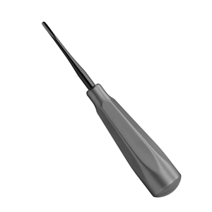 Lève-dents droit noir en acier inoxydable de 3 mm pour extraction dentaire chirurgicale, instrument de luxation pour chirurgie buccale, réutilisable - Product Image 2