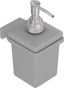 Bouteille Distributrice Carrée Givrée avec Étiquettes Imperméables – Kit Rechargeable pour Shampoing et Après-Shampoing avec Pompe et Support pour Salle de Bain - Product Image 2