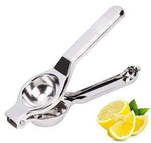 Modern Stainless Steel Lemon Squeezer For Kitchen Juice Preparation And Easy Citrus <b>Fruit</b> Pressing <b>Tool</b> - Product Image 6