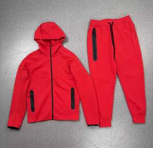 Chándal de calentamiento con cremallera de calidad premium para hombre, traje deportivo ajustado para correr, trotar, transpirable y directo de fábrica - Product Image 1