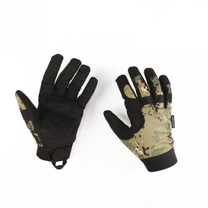 Wholesale 2026 High Quality Durable Leather Full-Finger Tactical <b>Gloves</b> Microfiber <b>Gloves</b> <b>Touchscreen</b> for Sports/Cycling - Product Image 2