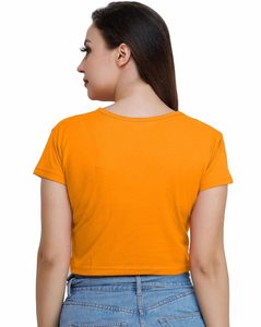 เสื้อครอปท็อปผู้หญิงปี 2026 ขายส่ง คอกลม สีพื้น ใส่สบายๆ ในฤดูร้อน ทรงเข้ารูป ผ้าแคนวาส ระบายอากาศได้ดี ผ้าไหม/ผ้าฝ้าย - Product Image 4