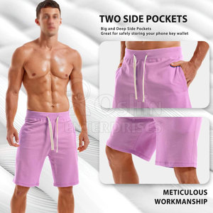 Shorts de sport légers et performants avec matière douce au toucher, design décontracté pour le fitness, les voyages et le confort quotidien - Product Image 2