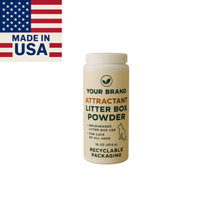 Aromasong Int. Polvo Atrayente Clásico para Areneros de Gatos de Marca Privada, 8oz, Ecológico, con Aroma Fresco, Hecho en EE. UU., Natural - Product Image 1