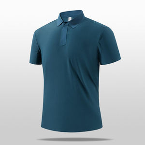 Chemises Polo de Marque en Promotion – Polos de Golf Personnalisables Couleur Unie, Col Rabattu Boutonné, Formels, Tricotés, 90% Polyester pour Hommes - Product Image 4