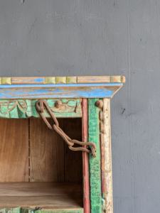 ชั้นวางของไม้ทำมือสไตล์วินเทจ คอลเลคชั่นที่ดีที่สุด ชั้นโชว์ ชั้นหนังสือ งานศิลปะโบราณจากเทือกเขาหิมาลัย - Product Image 4