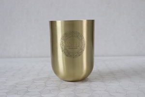 Contenedor de latón para velas con tapa en acabado mate, frasco decorativo para velas, frasco para velas con logo personalizado, frasco para velas vacío, frasco para velas de lujo - Product Image 5