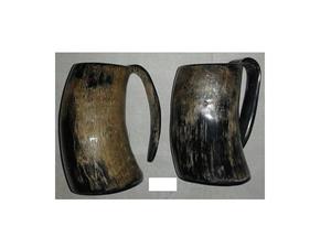 Juego de Jarra Vikinga de Cuerno de Buey Estilo Americano con Tapa de Bambú, Ligera, Ecológica, Apta para Lavavajillas, Portátil, para Cerveza y Vino, Regalo de Cumpleaños - Product Image 6