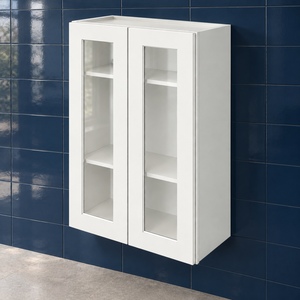 Venta al por Mayor de Gabinetes de Pared con Puerta de Vidrio de 24 x 36 Pulgadas, Blancos, Estilo Shaker, RTA, Fabricante OEM de Vietnam - Product Image 4