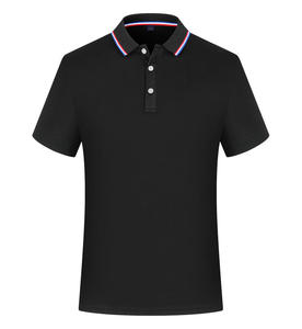 เสื้อโปโลแขนสั้นสีน้ำเงินสำหรับผู้ชาย ผ้าปิเก้ระบายอากาศได้ดี สวมใส่สบายในฤดูร้อน ปกเสื้อติดกระดุม - Product Image 6