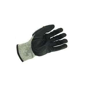 High Quality Reinforced <b>Synthetic</b> <b>Leather</b> Mechanic Gloves Industrial Safety Work Pair Smooth Heat Resistance - Product Image 4