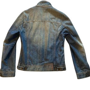 Veste en cuir pour homme hiver 2024, coupe ajustée personnalisée, cuir de vache souple et durable, denim, nouveau style tendance, techniques de lavage, vente chaude - Product Image 3
