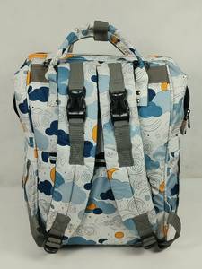 Mochila de Viaje Estampada de Gran Capacidad para Mujer, Mochila Casual con Múltiples Compartimentos, Bolsillo Frontal, Asa Superior y Correa Ajustable - Product Image 3