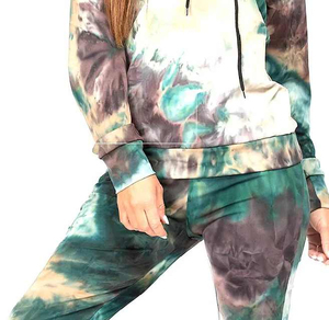 Women Jogging Sweat Suits Custom Jogger Tracksuit Set Half Zip Pullover Sweatshirt Joggers <b>Pants</b> Women Tracksuit Set - Product Image 5