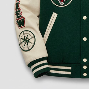 Vintage Chenille Embroidered Varsity <b>Jacket</b> Custom Logo College Letterman <b>Baseball</b> Bomber Premium Outerwear <b>for</b> <b>Men</b> - Product Image 6