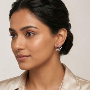 Diamant naturel non monté de 0,07 carat, taille brillant rond, clarté VVS VS, blanc, pierre authentique extraite de la terre, pour bijoux d'oreille 128 Ch - Product Image 1