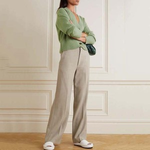 Fashionable <b>Long</b> Sleeves Low Price Trendy Soft Touch Best Design Comfortable Breathable Knitted <b>Cardigan</b> 100% Cashmere Customize - Product Image 2