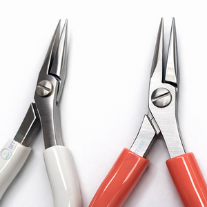 High Quality <b>Needle</b> Nose Pliers 5 Inch Stainless Steel Jewelry Making Tool White Ergonomic Handle for Craftsmen DIY <b>Beading</b> - Product Image 4