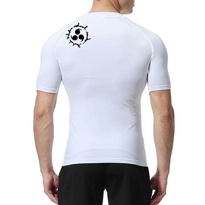Graphic <b>Compression</b> Shirts for Men Athletic Quick Dry Rash Guard Stretchy Baselayers Undershirts Gym Workout Running Tshirt <b>Tops</b> - Product Image 2