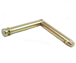 Compatible con 180901M91, bisagra de enlace superior, pasador articulado de 3/4 x 9-5/8 pulgadas, para tractor Massey Ferguson MF 35, 35X, 135, 165, 175, 185, S.71 - Product Image 1