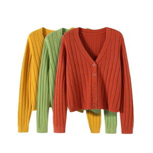 Autumn Winter Women's High Quality Oversized <b>Cardigan</b> <b>Sweater</b> For Loose Fit V Neck Breathable Trendy Design <b>Cardigan</b> <b>Sweater</b> - Product Image 1
