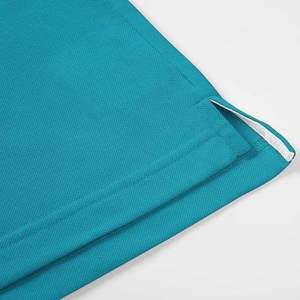 INDEX Men's Solid Color Short Sleeve Knitted <b>Polo</b> <b>Shirt</b> Casual Style Regular Fit <b>Blue</b> - Product Image 6