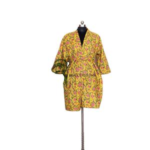 Nuevo Diseño de Kimonos Kantha para Descansar en Casa, Kimono de Lujo hasta la Rodilla para Damas de Honor a Precio de Mayoreo - Product Image 1