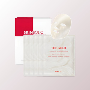 แผ่นมาส์กใต้ตาเกาหลี K-Beauty Skinbolic Gold Eye Mask 10 แผ่น ผลิตในเกาหลี แผ่นมาส์กบำรุงผิวหน้า - Product Image 1