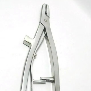 Pinzas Ortopédicas Manuales de Bloqueo de Acero Inoxidable para Extracción de Clavos Elásticos, Instrumento Quirúrgico Reutilizable para Cirugía Ósea - Product Image 1