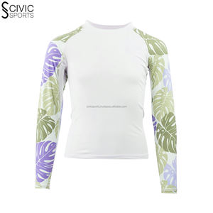 MMA Rash Guard para hombres Ropa de protección solar Hombres Ropa de compresión Custom Rush Guard MMA - Product Image 1