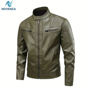 Chaqueta de Invierno de Piel de Vaca para Hombre, Elegante, Moderna, Informal, Ecológica, de Secado Rápido, Diseño Duradero y Cómodo para Usar en Todas las Estaciones - Product Image 1