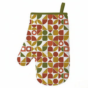 Gant de four en coton résistant à la chaleur, gant de cuisine matelassé pour la cuisson, le barbecue et la cuisine, avec grip antidérapant - Product Image 3