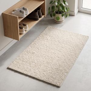 Tapis moderne en laine tissée à la main, antidérapant, à boucles épaisses, effet galet, texturé naturel, pour salon, chambre, entrée, maison - Product Image 2