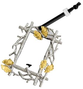 Haute qualité personnalisé Rectangle cadre Photo en aluminium fleur Style pour mariages Table suspendu verre matériel usine en gros - Product Image 1