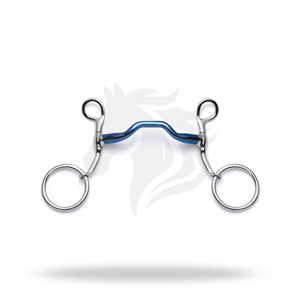 Mors de cheval Mullen à port bas et tige lâche pour l'équitation - Product Image 1