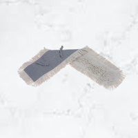 Serpillère plate multifonctionnelle en microfibre KSR avec manche en aluminium coulissant - Écologique et durable