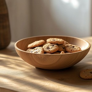Unique <b>Wooden</b> Serving Bowl <b>Rustic</b> Charred Finish Handmade Salad Bowl for Kitchen <b>Dining</b> <b>Table</b> Eco Friendly Food Safe Use - Product Image 5