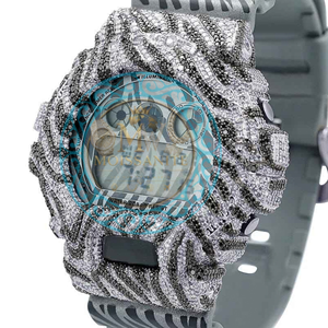 Pass <b>Diamond</b> Tester VVS Moissanite Iced Out Unique Design <b>Watch</b> Bezel Luxury Gold Buss Down <b>Watch</b> Rappers Artists Influencers - Product Image 1