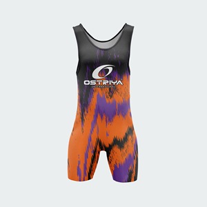Combinaisons de lutte pour hommes de qualité supérieure, couleur et taille personnalisées, coupe régulière, extensible, en spandex/polyester, performance professionnelle optimale - Product Image 3