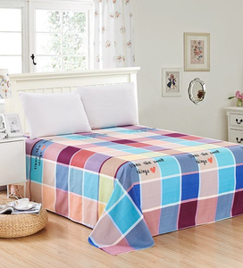 Juego de Sábanas Unisex para Adultos 100% Algodón al por Mayor, Sábana Plana con Estampado Floral de Buena Calidad, Venta Caliente, Uso Textil para el Hogar NWK - Product Image 2