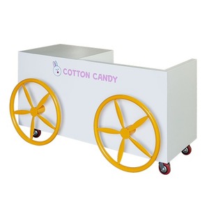 Carrello di zucchero filato per forniture per feste - Product Image 1