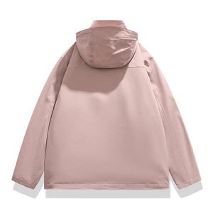 เสื้อแจ็คเก็ตผู้ชายแบบสั่งทำพิเศษ OEM น้ำหนักเบา ขนาดใหญ่พิเศษ ผ้าโพลีเอสเตอร์ไนลอนเนื้อนุ่ม พิมพ์ลายทั้งตัว  แบบมีฮู้ด กันลม พิมพ์ลายแบบ Sublimation ทั่วตัว - Product Image 5