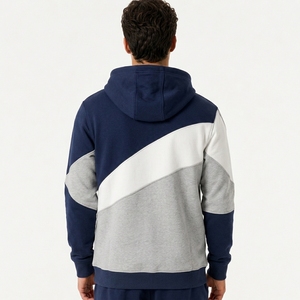 Sweat à capuche d'hiver personnalisé pour homme, vêtement tendance en polaire douce, coupe classique, coutures durables, confortable et écologique - Product Image 2
