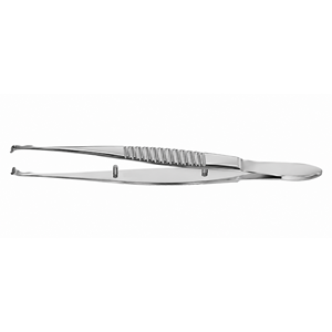 Pinzas de Fijación Graefe Premium, Instrumento Microquirúrgico Oftálmico de Precisión, Acero Inoxidable Alemán, Reutilizables para Cirugía Ocular - Product Image 1